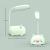 The LED lamp Eye - care Learning Girl heart Bedroom bedside lamp USB rechargeable electric desk lamp Study dormitory small night lamp