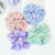 New Korean Hot Selling Flowers Large Intestine Hair Band Sweet and Simple Cute Wild Rubber Band out Head Flowers Hair Rope Wholesale