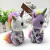 Sequins sitting Unicorn hair toy keys hear pony pendant bag pendant children's gift doll