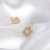 925 Silver Needle Wax Zircon-Encrusted Stud Earrings Earrings Korean-Style Gold-Plated Anti-Allergy Earrings Factory Direct Sales Wholesale Earrings