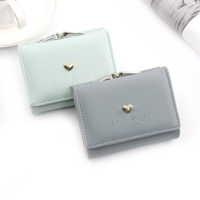 New Personalized Women's Wallet Large Bill Photo Holder Women's Bag Three-Fold Wallet Coin Purse Card Holder Clutch