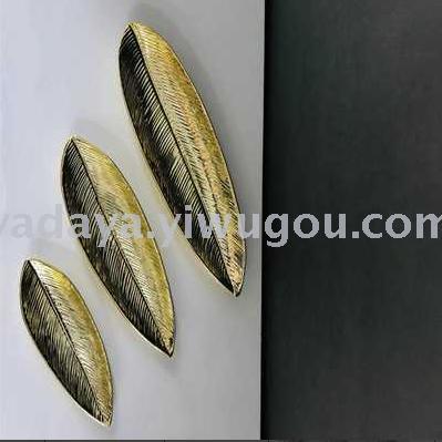 Ceramic plate small decorative plate Jian Ou light luxury versatile waterproof