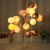 Cross-border new Ins cotton ball tree lights Small colored Lights String flash Lights Simple girls heart decoration room