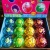 Flash Crystal Ball Glowing Elastic Ball Colorful Jumping Ball Flash Children's Toys Stall Supply Wholesale