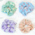 New Korean Hot Selling Flowers Large Intestine Hair Band Sweet and Simple Cute Wild Rubber Band out Head Flowers Hair Rope Wholesale