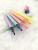 Korean Stationery Double-Headed Fluorescent Pen Oblique Head Marking Pen Write-Resistant Marking Pen Marker Journal Pen