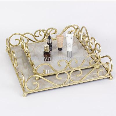 Creative cake tray for decorating iron art household articles, jewelry and cosmetics