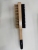 Natural Handle Two-Sided Brush, Black Tail Wooden Handle, Black Bristle, White Bristle Two-Sided Brush