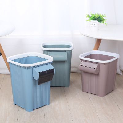 Douyin hot style automatic bag draining trash can changing bag automatic drawing room, bathroom, kitchen and office sanitary bucket