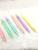 Korean Stationery Double-Headed Fluorescent Pen Oblique Head Marking Pen Write-Resistant Marking Pen Marker Journal Pen