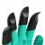 Garden digging gloves with claws waterproof and wear resistant dig soil loose soil planting garden gardening stabbing gloves