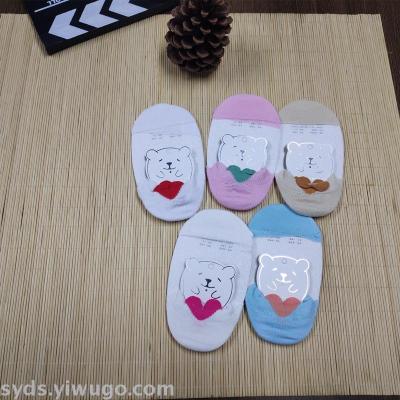 Summer baby hollowed-out mesh socks breathable, not stuffy, sweat ultra-thin shallow mouth invisible anti-sweat anti-odor girl Princess Q8133