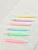 Korean Stationery Double-Headed Fluorescent Pen Oblique Head Marking Pen Write-Resistant Marking Pen Marker Journal Pen