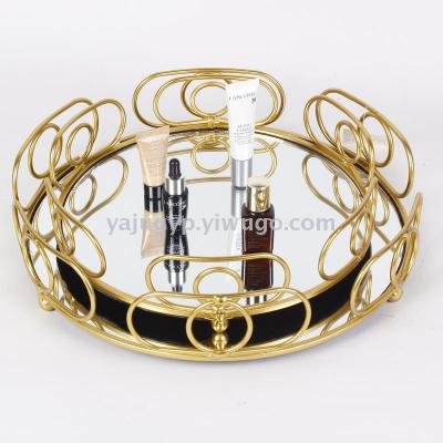 Creative cake tray for decorating iron art household articles, jewelry and cosmetics