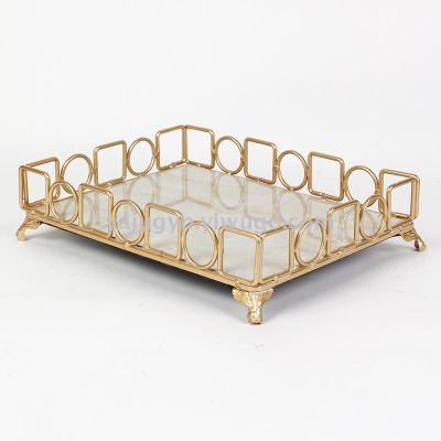 Creative cake tray for decorating iron art household articles, jewelry and cosmetics