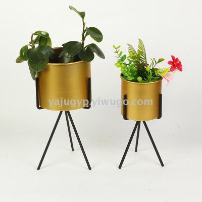 Flower frame and flowerpot for tieyi household articles