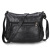 Waterproof Soft Leather Double Drawstring Shoulder Bag Messenger Bag Backpack Washed Leather PU Women's Bag Mummy Bag Travel Pouch