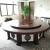 International Hotel box solid wood electric dining room table Chinese modern electric remote control big round table