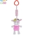 Tony Lvee Animal Wind Chimes Plush Toy Baby Stroller Crib Hanging Pieces Bell Control Car Crib Hanging Soothing Tool