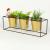 Creative simple iron frame ceramic flower pot INS green plant iron flower stand