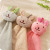 Cartoon towel towel can hang type coral velvet towel kitchen bibulous towel does not touch oil wash dish cloth wipe dish cloth