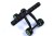 Monochrome Sponge Four-Wheel Power Roller Abdominal Wheel Home Fitness Equipment Roller Push-Ups Wheel