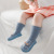 20 years old spring and Autumn style infant floor socks middle tube non-slip toddler shoes combed cotton newborns 0-3 years old socks