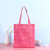 New Denim Shoulder Bag Large Capacity Open Women's Handbag Custom Travel Portable Shopping Bag