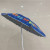90cm Beach Umbrella 36-Inch Beach Umbrella Blue Slippers Pattern