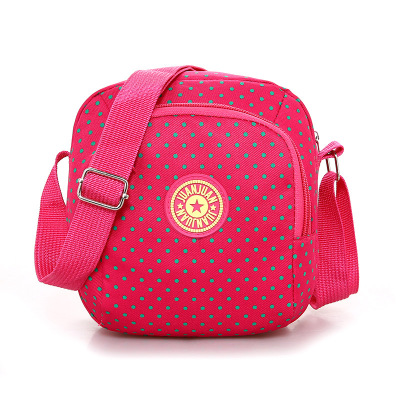Stylish wave point mommy bag shoulder bag cross-body bag backpack casual phone bag