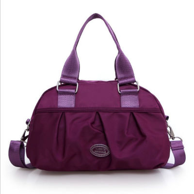 New large pleated waterproof nylon one-shoulder bag satchel backpack Mummy bag travelling bag