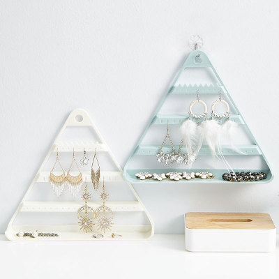 Earrings Jewelry Display Shelf Earrings Earring Storage Rack Jewelry Storage Box Hanging Triangle Ornament Rack