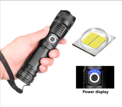 Super Bright P50 Power Torch Portable Flashlight Outdoor Emergency Flashlight