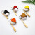 Mini simulated baseball 3-piece set key chain pendant Sports pendant fan souvenir gifts across the border