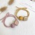Korean Ins Square Geometric Hair Rope Internet-Famous and Vintage Knotted Rubber Band Simple Hair Tie Partysu Hair Accessories Wholesale