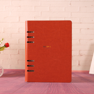 Notepad manufacturer's direct selling business notebook Loose-leaf Notebook A5 loose-leaf Notebook PU customized spot