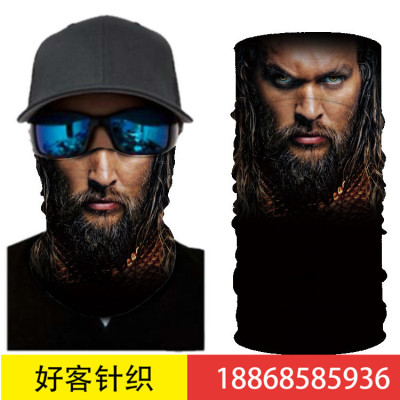 3D Magic towel Digital print suntan seamless sports mask outdoor cycling neck wrap magic scarf