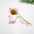 Mini simulated baseball 3-piece set key chain pendant Sports pendant fan souvenir gifts across the border