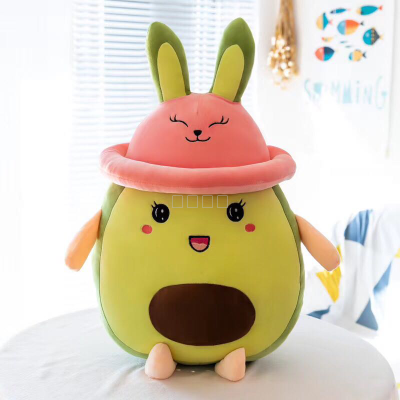 New avocado bunny doll sleeping pillow cute doll female doll super soft bed girl sleeping with you