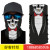 Hot style cartoon character 3D digital print outdoor insect mask beanie hat magic scarf scarf