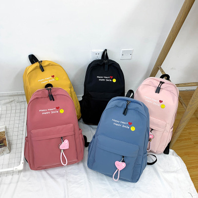 Cross-border new leisure backpack female Nylon cloth middle school students schoolbag small fresh multifunctional backpacks for women wholesale