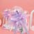 Fun little steamed bread Princess Fairy Star Magic wand creative lighting toys children snacks toys stalls supply