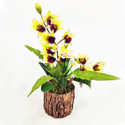 Artificial Phalaenopsis Artificial Flower Decoration Dining Table Living Room Flower Silk Flower Fake Flower Orchid Handmade Flowers Plastic Flower Bonsai