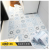 Bathroom waterproof floor sticker ceramic tile wall self-adhesive kitchen floor non-slip Bohemian floor sticker