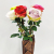 Artificial Rose Single Fake Rose Flower Silk Flower Home Wedding Decoration Flower Plastic Artificial Flower Wholesale Artificial Plant