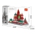 Wange St. Vassili Cathedral Building Blocks Assembly Model Moscow World Famous Building Adult