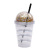 water botterA hot style star series dark plastic cup summer cool cold drink straw cup large capacity mugs custom