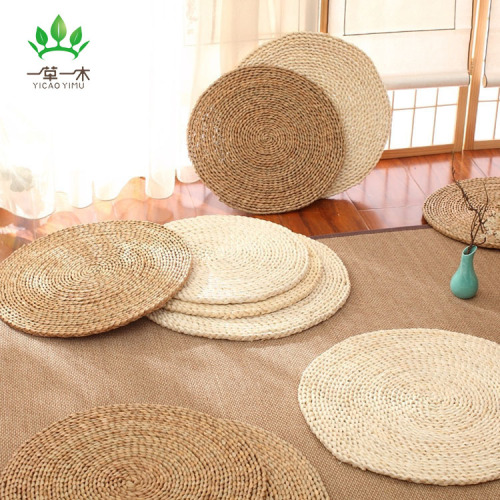 factory direct sales straw cushion corn husk cushion zen meditation prayer mat tatami window cushion futon mat floor mat