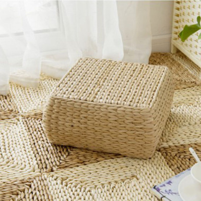 Factory direct natural cattune square seat mat thicken cattune teahouse mat mat tatami mat home bay window mat