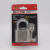 Gray padlock Titanium padlock short beam padlock Warehouse dormitory outdoor padlock door lock U-lock